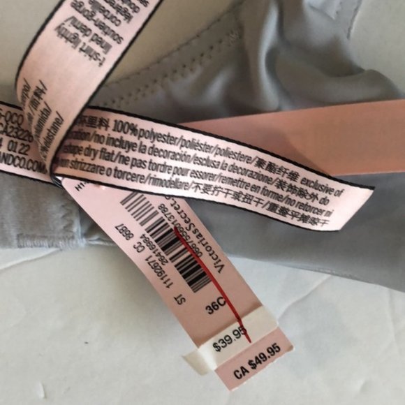 Victoria's secret Bra T-Short Blue Stripe 36C - Picture 7 of 11